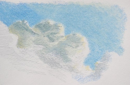 500x329 How To Draw A Clear Sky With Colored Pencil