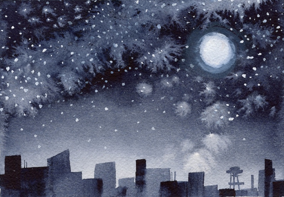 969x674 Night Lights Sky Demo 3 Karen Gillmore Art