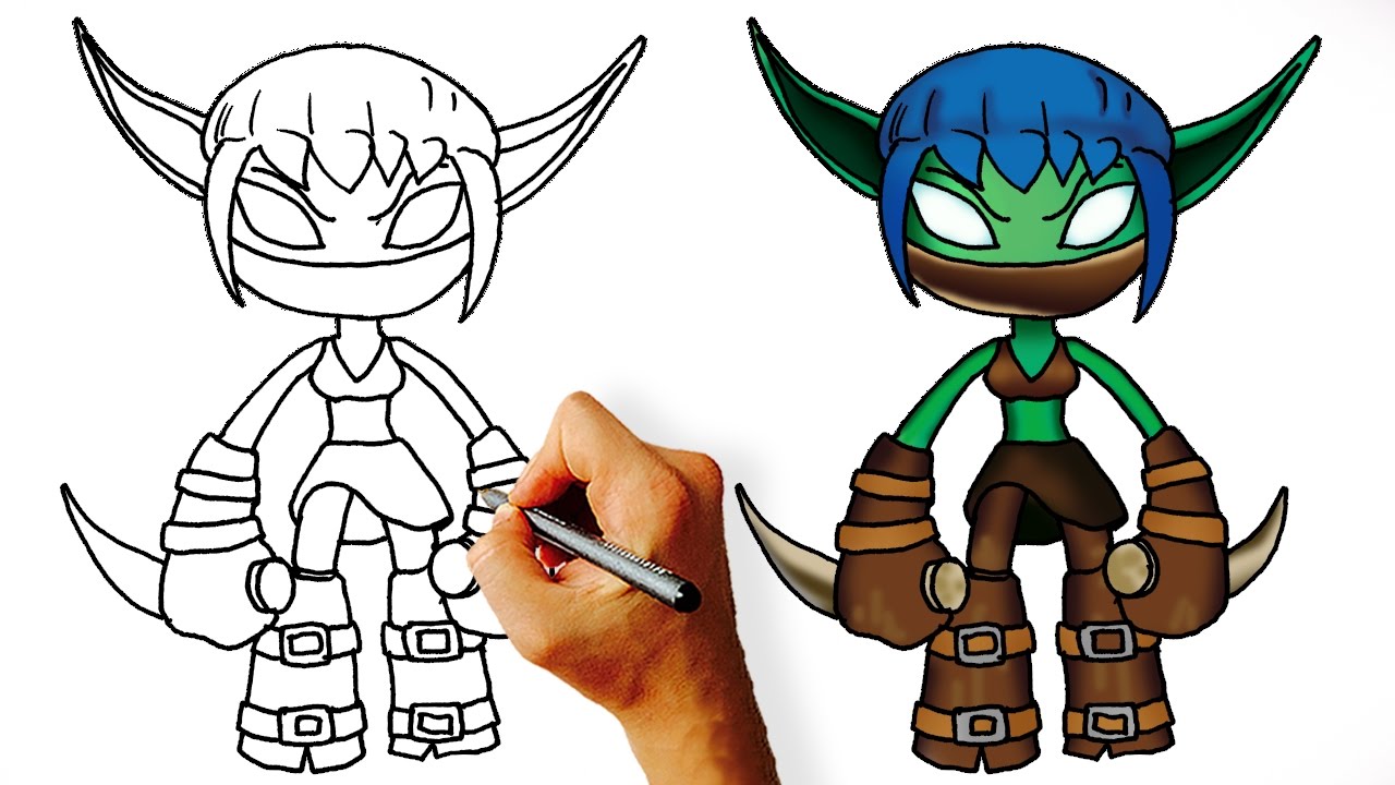 1280x720 How To Draw Stealth Elf (Skylanders)