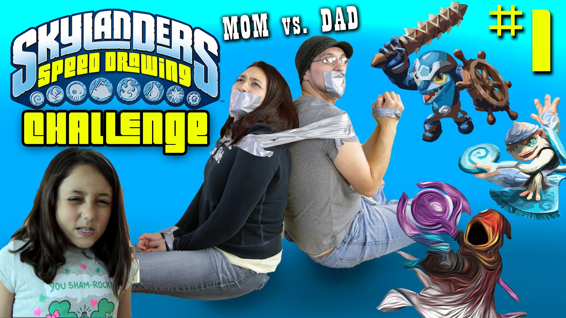 1920x1080 Skylanders Speed Drawing Challenge Part 1 Tortured Parents Draw