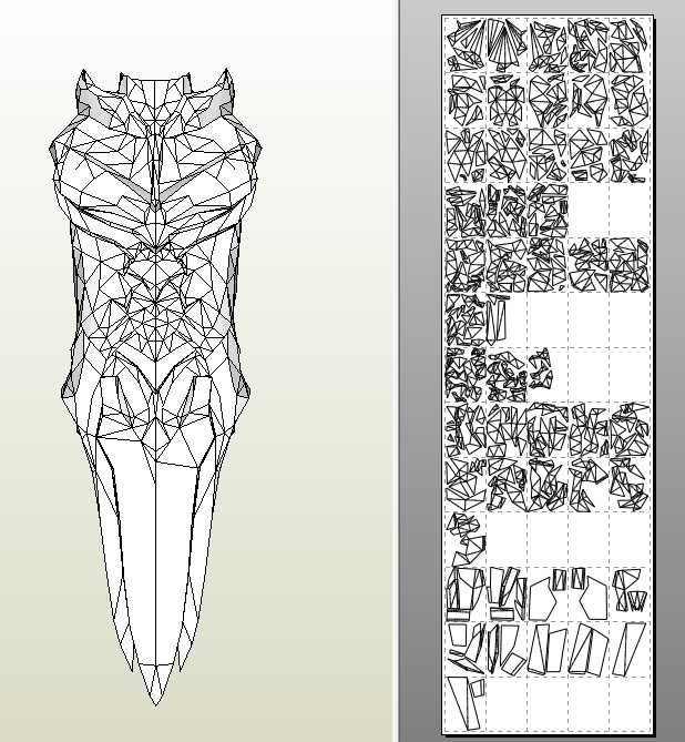 618x669 Full Daedric Armor In Pepakura By Kuraudo3