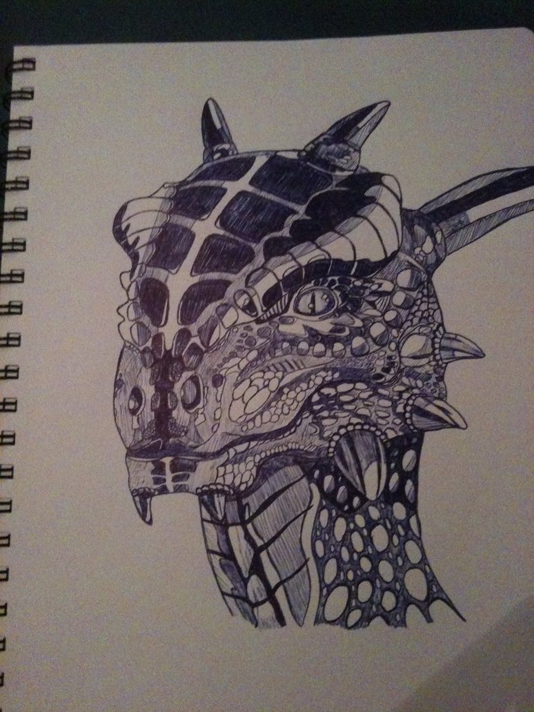 774x1032 Argonian Pen Drawing From Skyrim By Rcleoparto