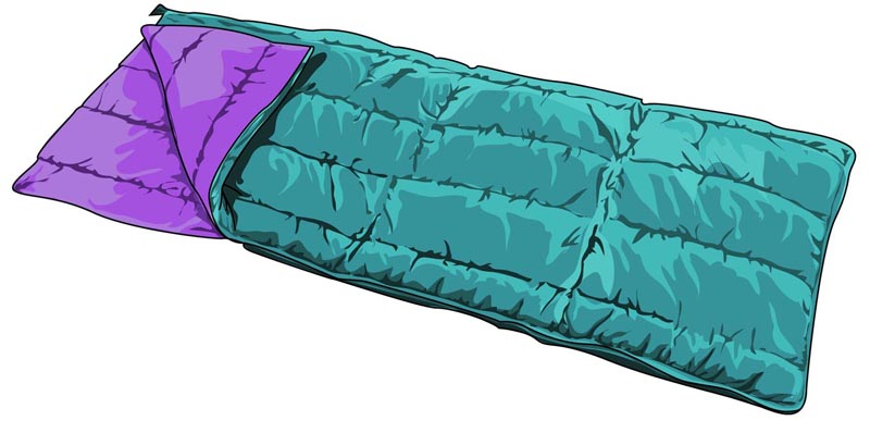 800x398 Sleeping Bag Clip Art