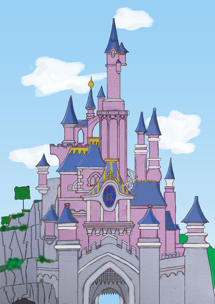 724x1024 Sleeping Beauty Castle (Still Work Needed) My First Hands
