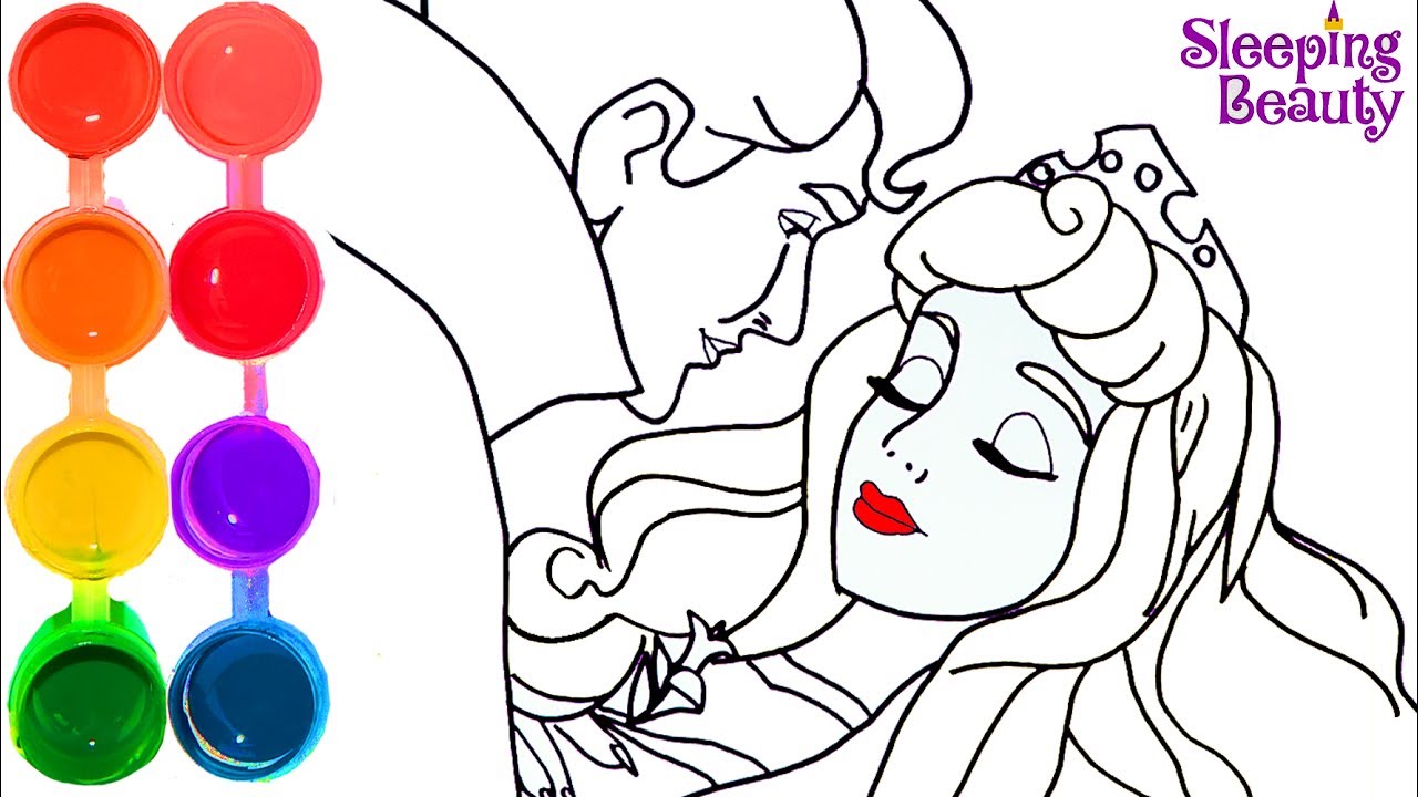 1280x720 How To Draw Amp Color Princess Aurora Sleeping Beauty Drawing