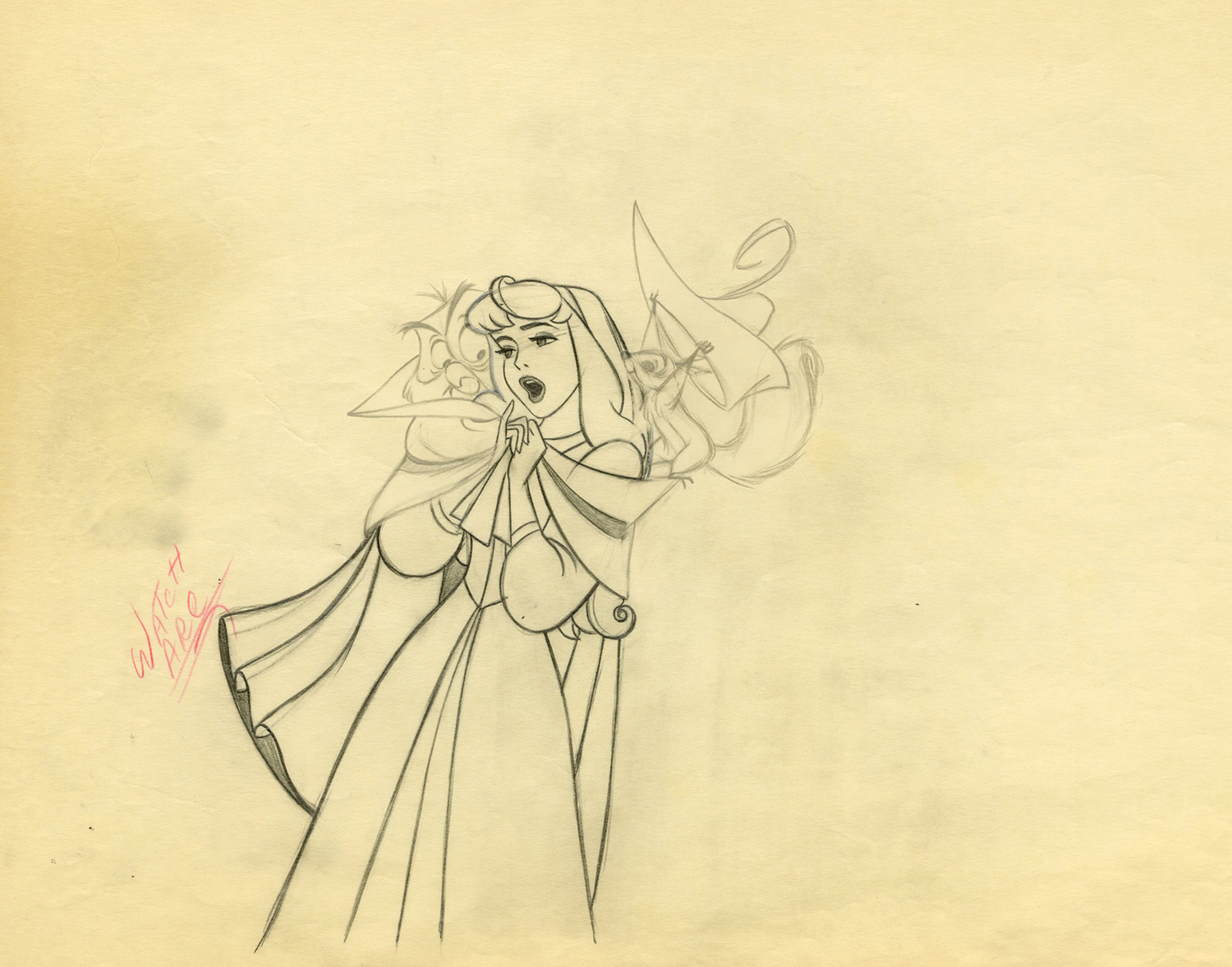 1500x1177 Sleeping Beauty Matching Drawings