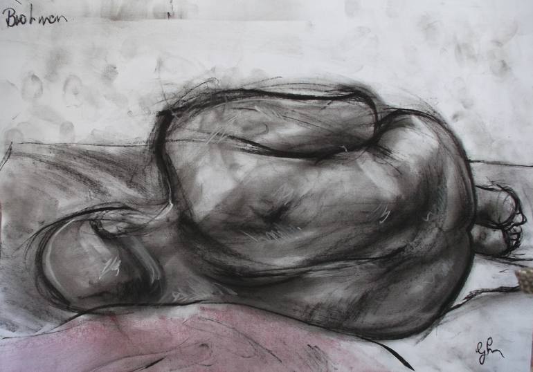 770x538 Saatchi Art Sleeping Man Drawing By Greg Hoey