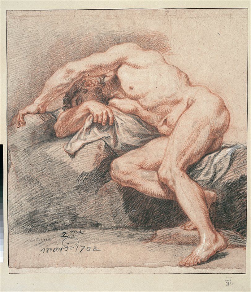 811x942 The Male Nude Eighteenth Century Drawings From The Paris Academy