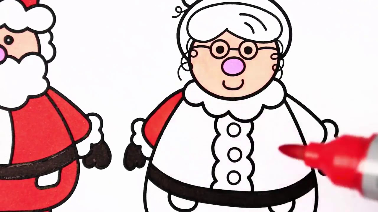 1280x720 How To Draw Mrs. Claus How To Draw A Sleigh Santa's Sleigh