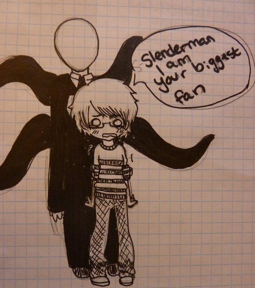 840x950 Slender Man Drawing By Plush Lore