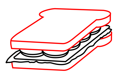 450x300 A Cartoon Sandwich