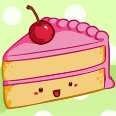 236x236 How To Draw A Kawaii (Cute) Cake Slice Cake, Kawaii And Drawings