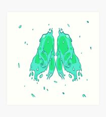210x230 Slime Drawing Wall Art Redbubble