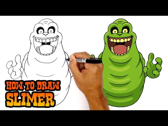 640x480 How To Draw Slimer Ghostbusters