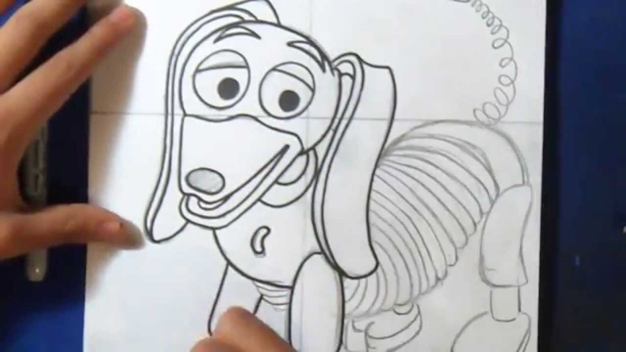 1280x720 Dibujar A Slinky Toy Story How To Draw Slinky