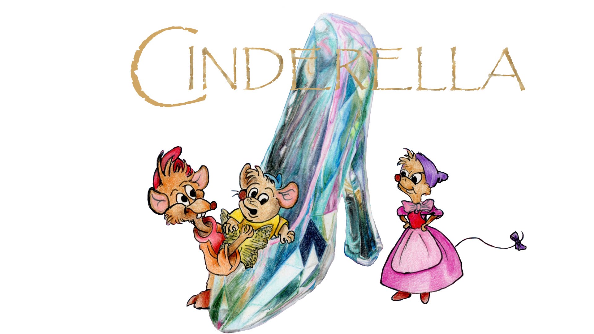 1920x1080 Drawing Cinderella's Glass Slipper {Speed Art}
