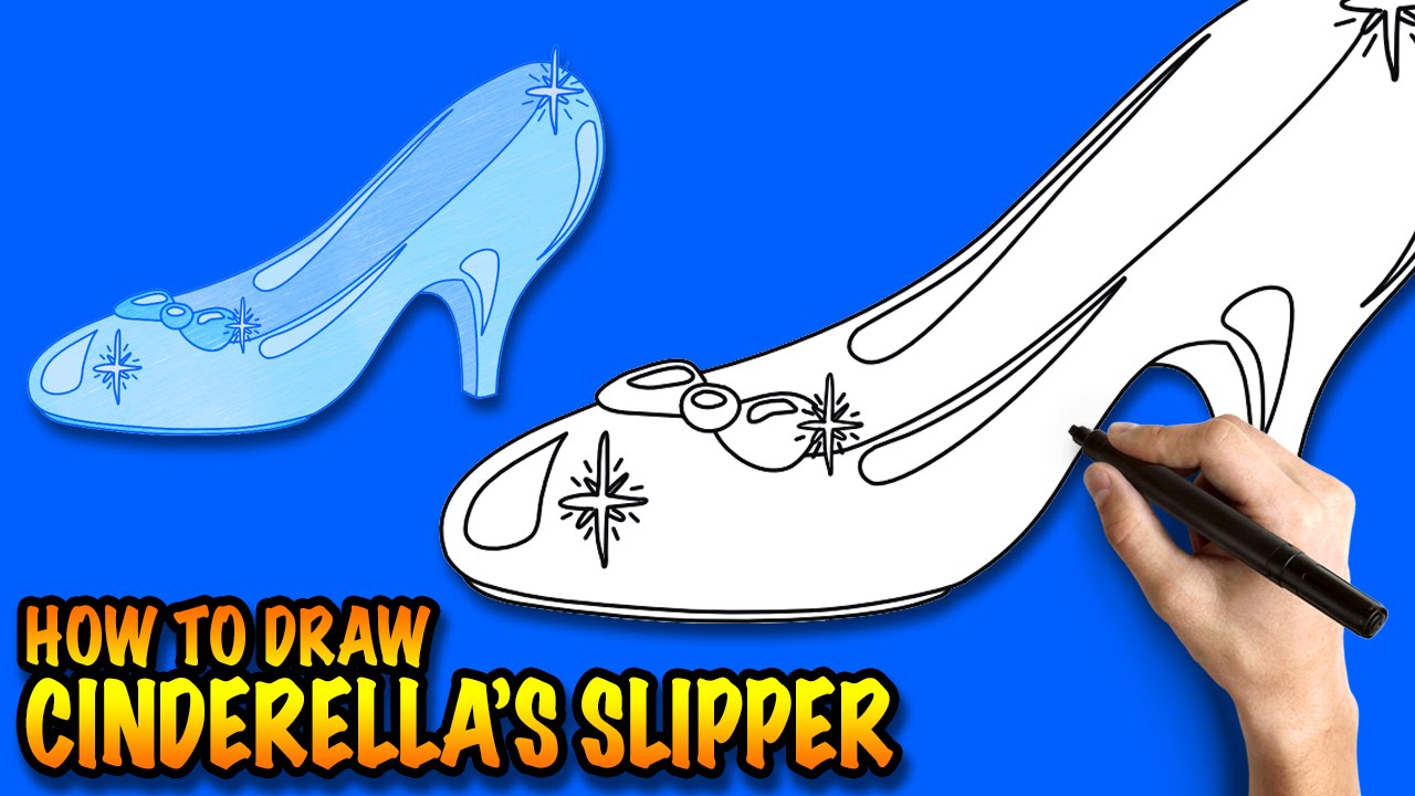 1280x720 How To Draw Cinderella's Glass Slipper