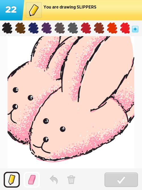 500x667 Slippers Drawings