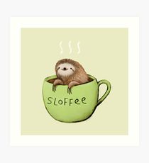 210x230 Sloth Drawing Art Prints Redbubble