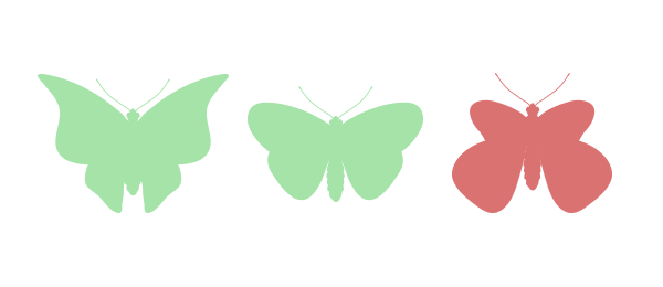 600x260 Drawn Butterfly Small