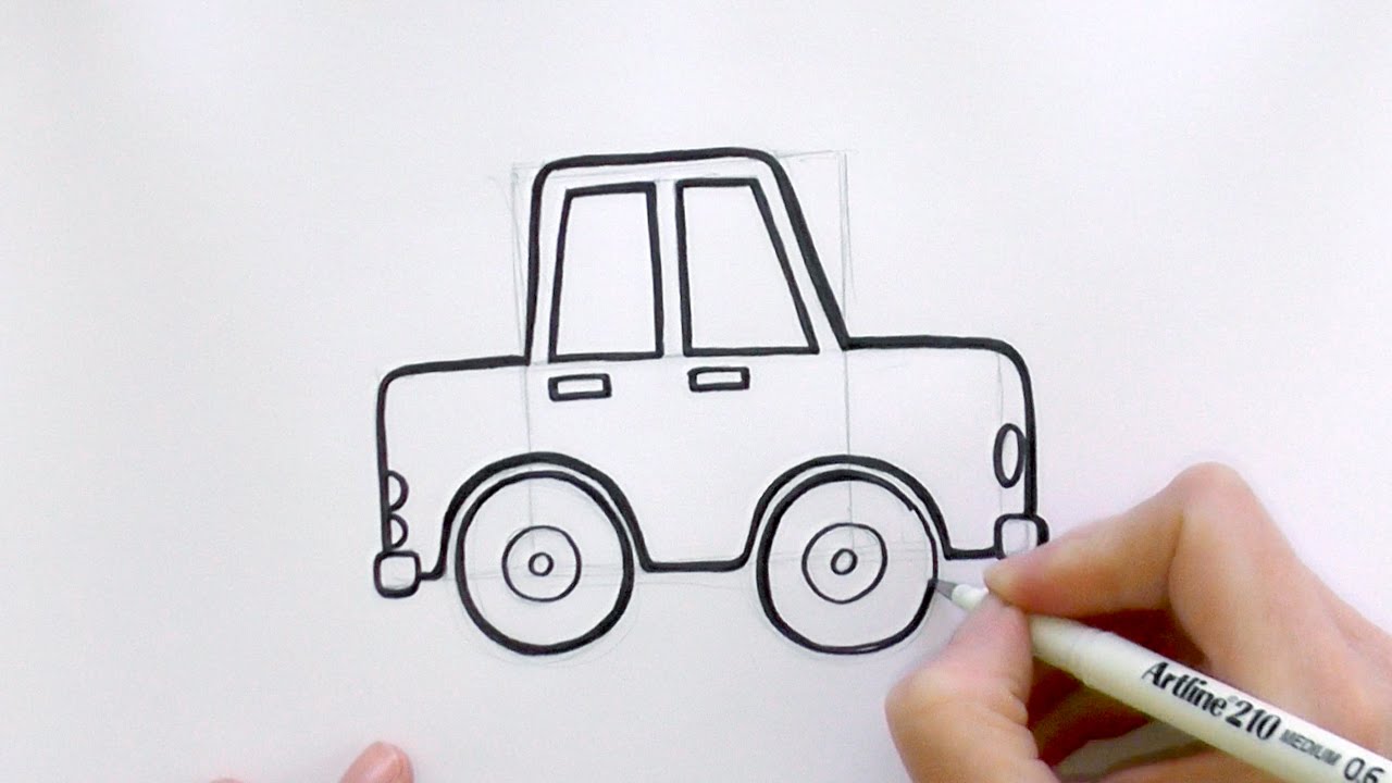 1280x720 How To Draw A Car