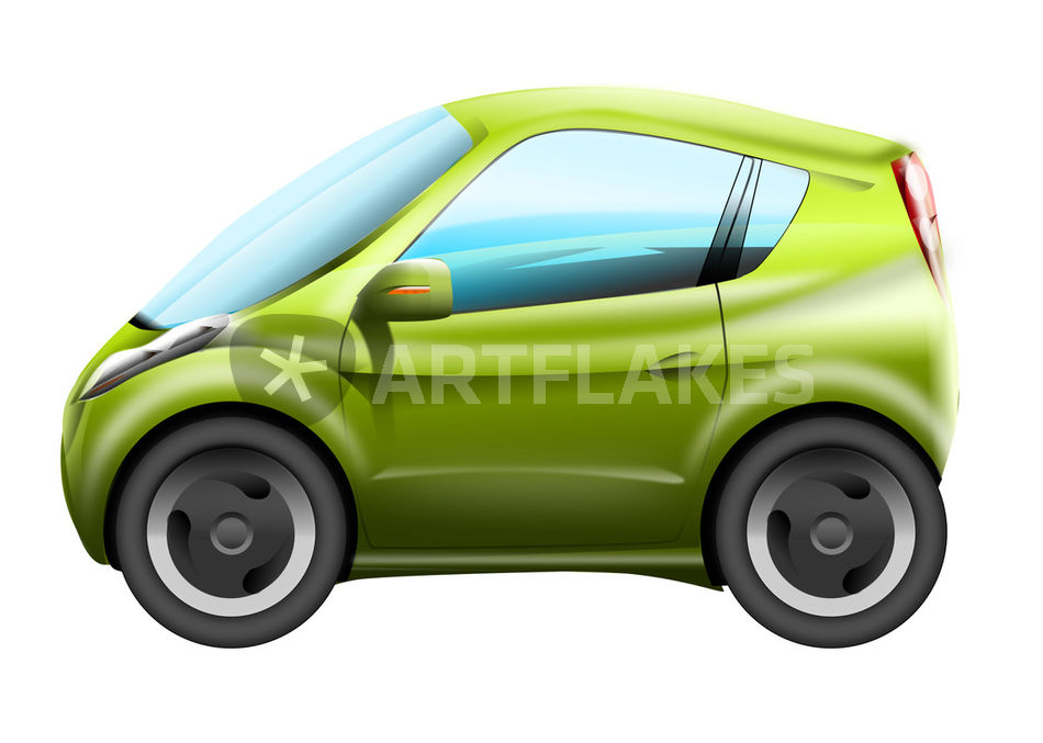 950x677 Small City Car Drawing Art Prints And Posters By Nikola Novak