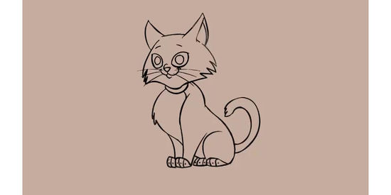 550x275 How To Draw A Cartoon Cat (With Pictures)