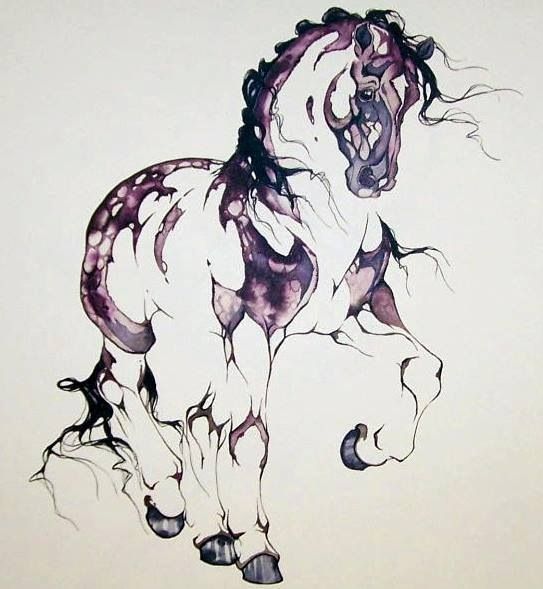 543x589 I Want This Beautiful Horse Tattoo With The Quote That Says