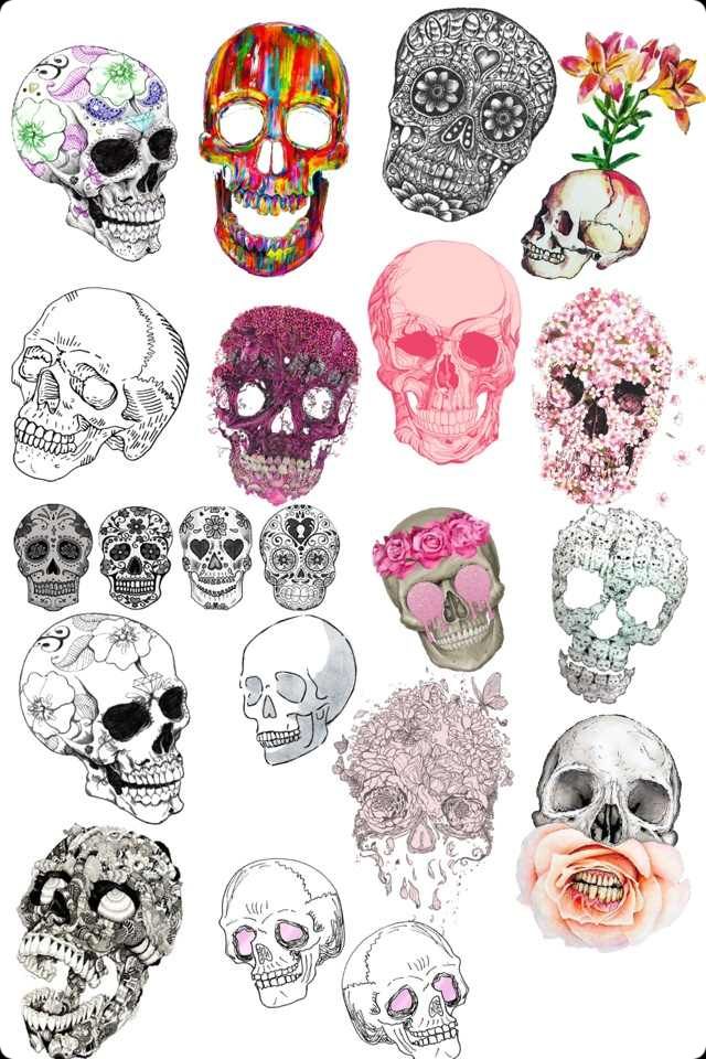 640x960 Skulls On We Heart It Randoms