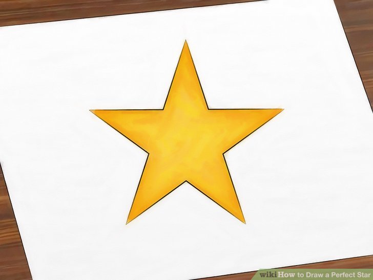 728x546 How To Draw A Perfect Star 13 Steps (With Pictures)