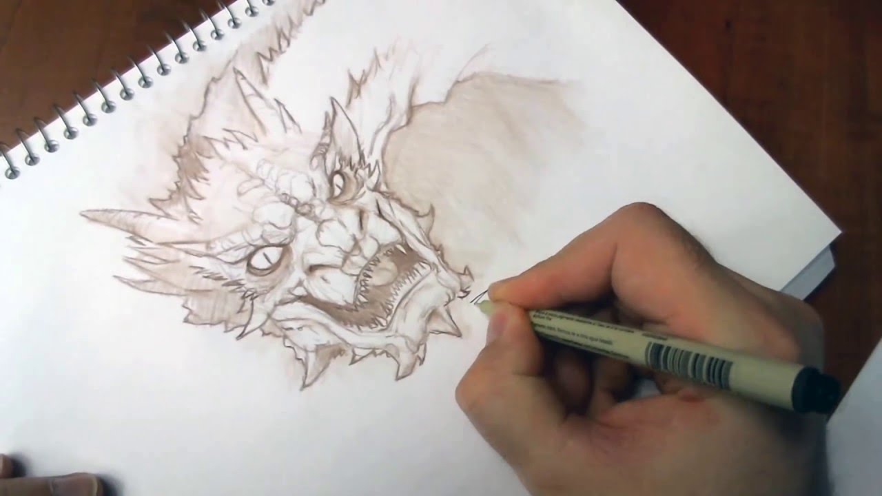 1280x720 Drawing Smaug