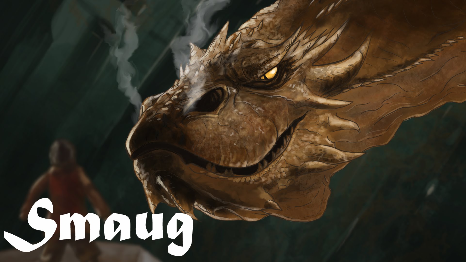 Smaug Dragon Drawing at GetDrawings | Free download