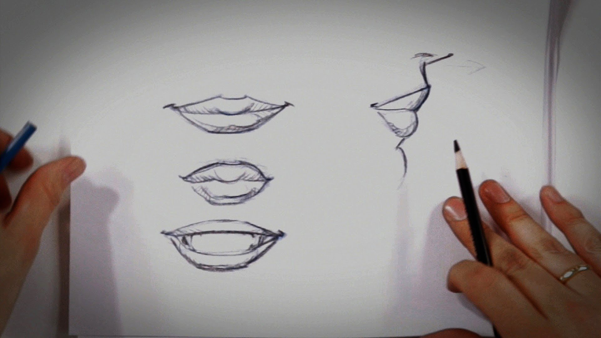 1920x1080 How To Draw Lips Drawing Tips