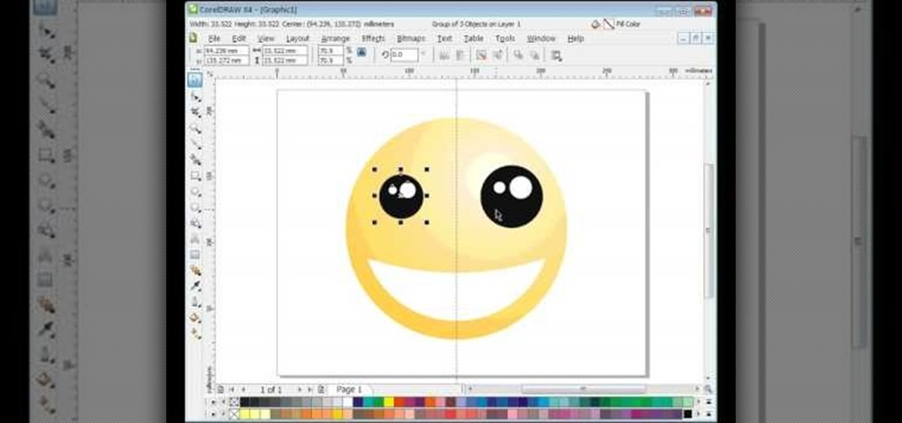 1280x600 How To Draw A Smiley Face In Coreldraw X4 Software Tips