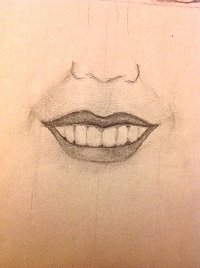 640x857 How To Draw A Face With A Smile