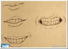 235x171 How To Draw A Mouth Full Of Teeth Drawing A Smiling Mouth