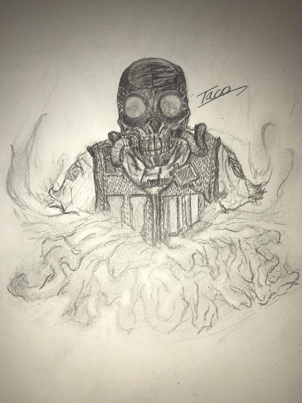 1000x1334 Smoke Drawing ) Rainbow6