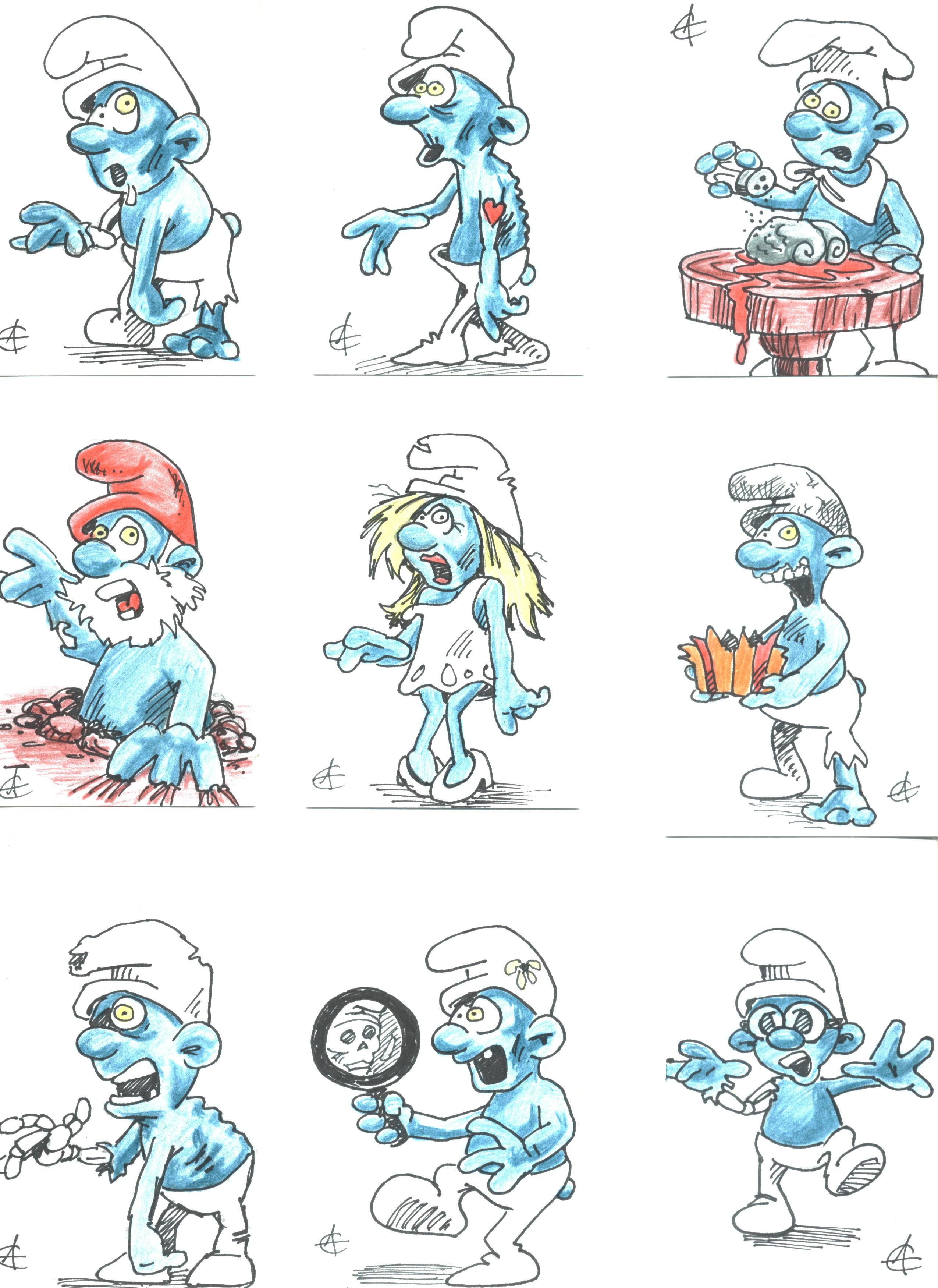 2550x3500 Smurfs Bubbaworldcomix's Weblog