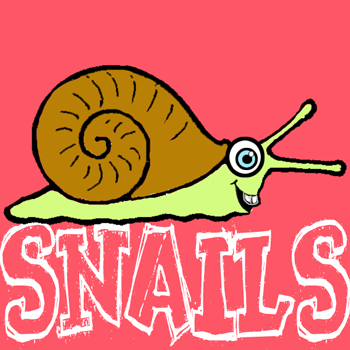 350x350 How To Draw Cartoon Snails With Easy Steps Drawing Tutorial