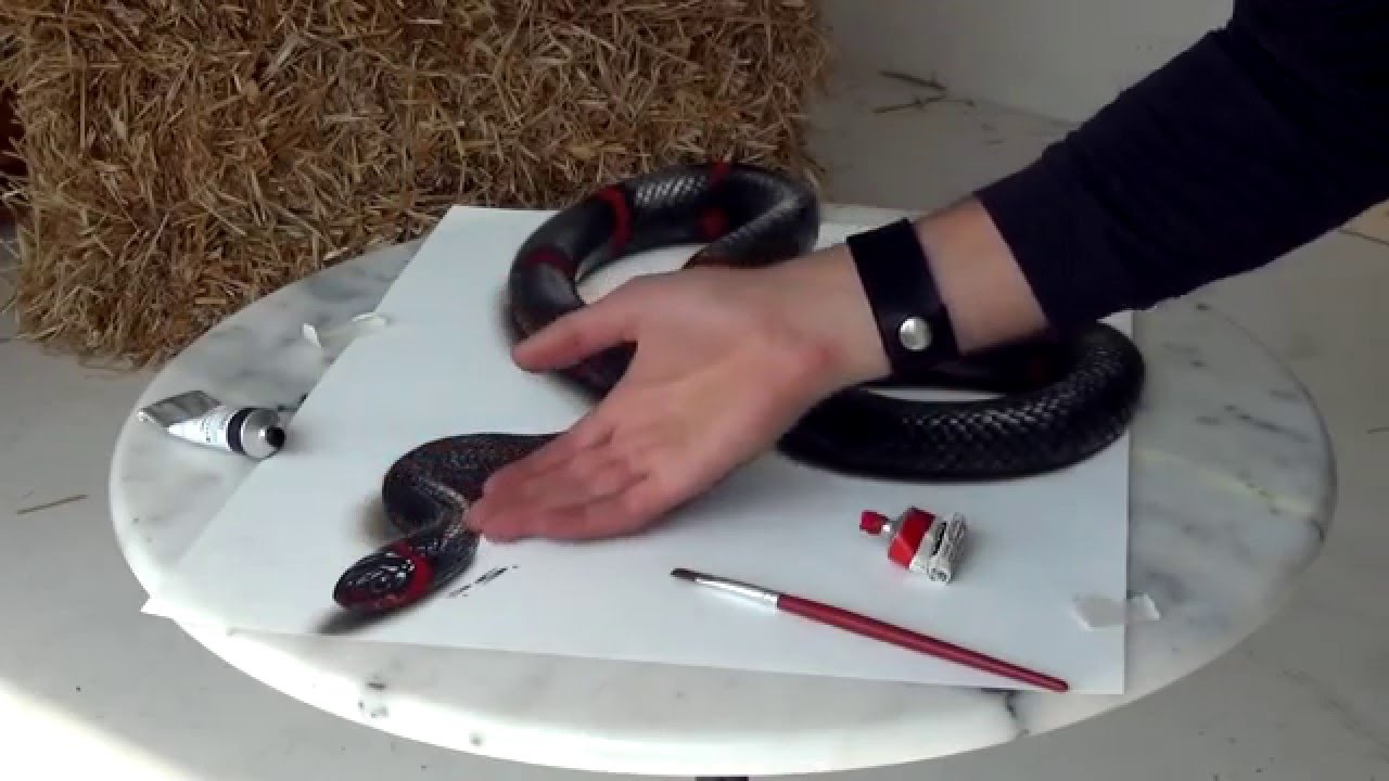 1280x720 How I Draw A 3d Snake