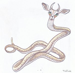 300x295 Snake Eyes Drawings Fine Art America