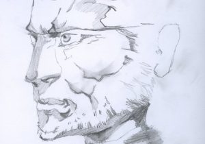 300x210 Pencil Drawing Of A Snake