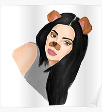 210x230 Snapchat Drawing Posters Redbubble