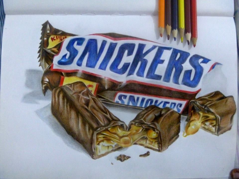 960x720 Snickers ) Realistic Drawing How To Draw, Inspirations