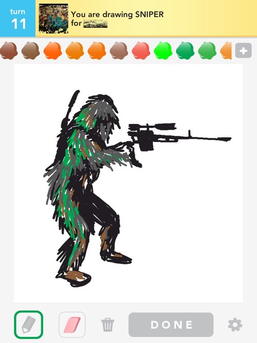 500x667 Sniper Drawings