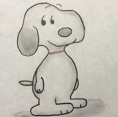 400x398 My First Snoopy Drawing