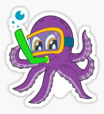 210x230 Snorkeling Drawing Stickers Redbubble