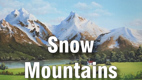 500x281 How To Paint A Snowy Mountain Retreat In Oil Online Art Lessons
