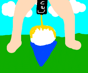 300x250 Yellow Snow Cone