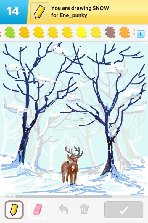 500x750 Snow Drawings